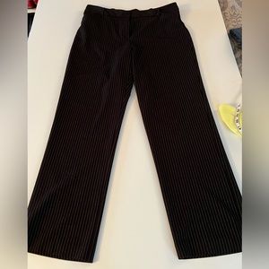 EUC Black pinstriped pants